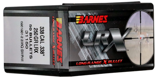 Barnes Bullets .338 .338" 250gr LRXBT 50/Box