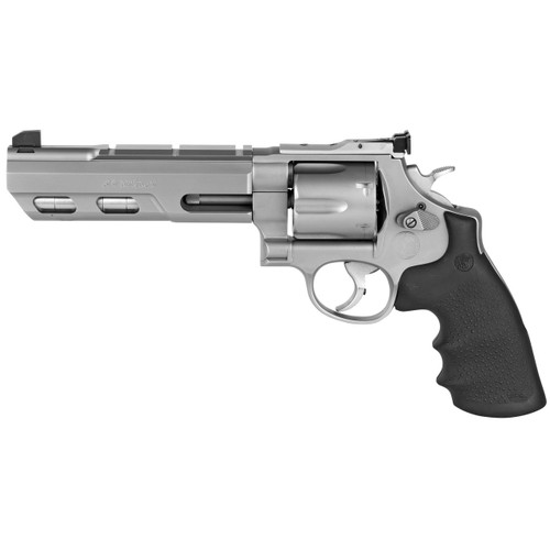 Smith & Wesson Performance Center Model 629 Competitor 44 Remington Magnum Revolver 6" Stainless Barrel 6 Round Black Grip