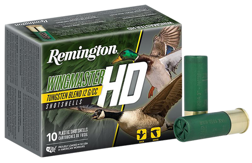 Remington Wingmaster HD Waterfowl 12 Gauge Ammo 2-3/4" #4 Tungsten Shot 1-1/4 oz Box of 10