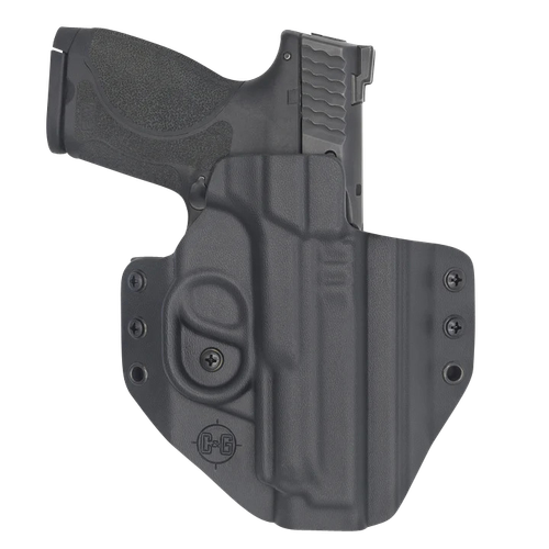 C&G Holsters Covert OWB Black Kydex Belt Loop Holster for S&W M&P 9/40 4.25"