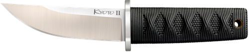 Cold Steel CS-17DB Kyoto II Fixed Blade Knife 3.38" Tanto 8Cr13MoV Stainless Steel Blade Kray-Ex Handle Black