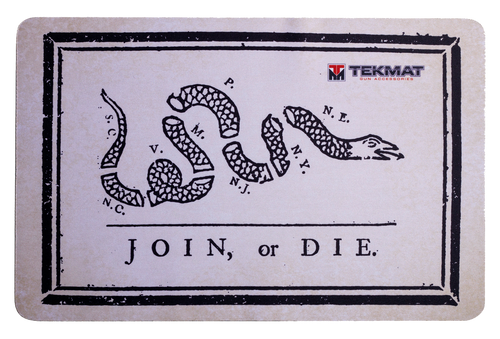 Tekmat 17x11 Inch Join or Die Flag Armorers Bench Mat
