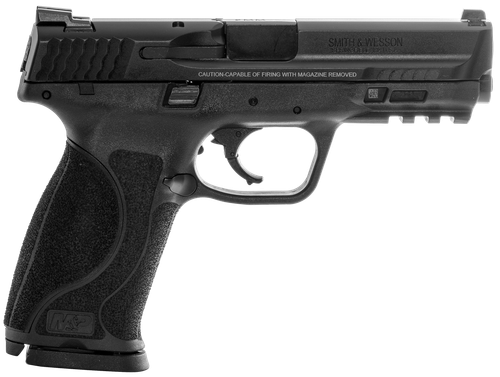 Smith & Wesson M&P9 M2.0 9mm Luger Pistol 4.25" Barrel 17+1 Round Black Interchangeable Backstrap Grip Black Stainless Steel Slide