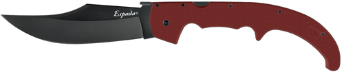 Cold Steel Espada XL Folding Knife 7.50" Ruby Red G10 Handle
