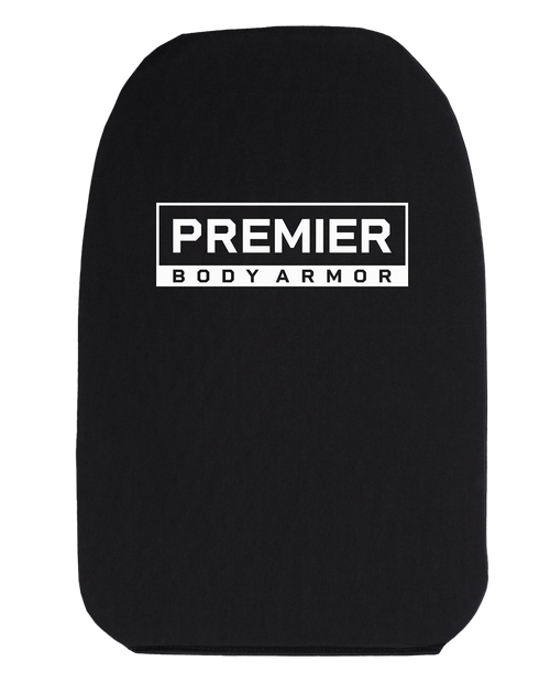 Premier Body Armor Universal Fit 11"x16.5" Level IIIA Backpack Panel Black