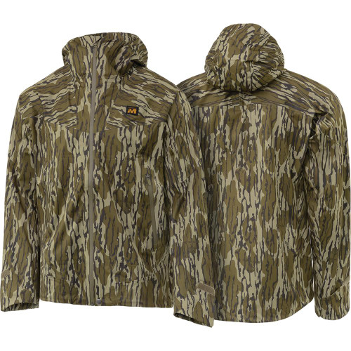 Muddy Outdoors Men's DV8 Cyclone 3L Rain Jacket Mossy Oak Bottomland XL