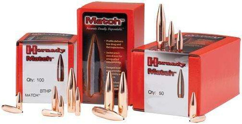 Hornady Match Bullets .22 Cal .224" 75gr BTHP 600/Box Hornady Match Bullets .22 Cal .224" 75gr BTHP 600/Box