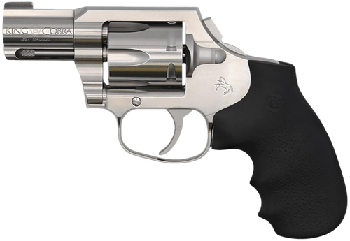 Colt King Cobra 357 Magnum Revolver 2" Matte Stainless Steel Barrel 6 Round Black Grip