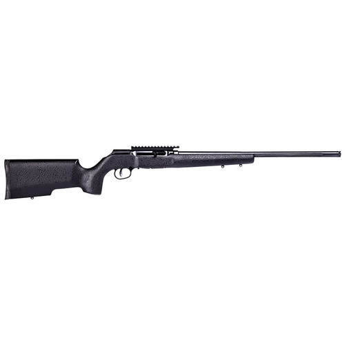 Savage Arms A22 Pro Varmint Semi Automatic Rifle 22 Long Rifle 22" Threaded Barrel Black Frame Black Stock