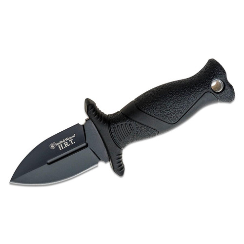 Smith & Wesson HRT Fixed Blade Boot Knife, 2-Inch Blade, Black Smith & Wesson HRT Fixed Blade Boot Knife, 2-Inch Blade, Black