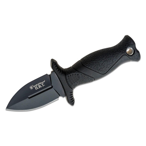 Smith & Wesson HRT Fixed Blade Boot Knife, 2-Inch Blade, Black