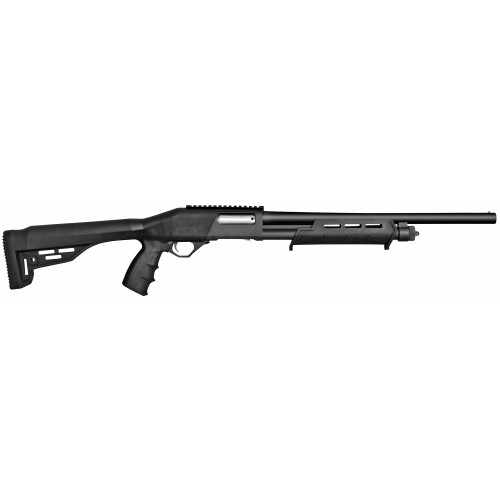 JTS X12PT Semi-Automatic 12 Gauge Shotgun 18.5" Black Barrel Black Pistol Grip