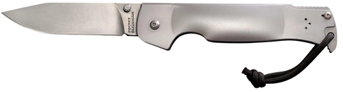 Cold Steel Pocket Bushman Pocket Knife 4.5" Drop Point 4116 Krupp Stonewashed Blade 420HC Handle Gray