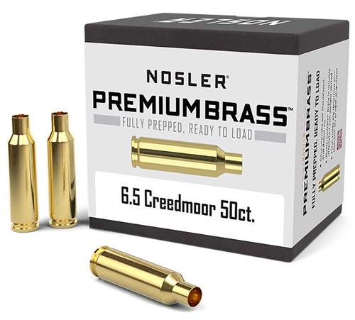 Nosler Custom 6.5 Creedmoor Rifle Brass 50 Per Box