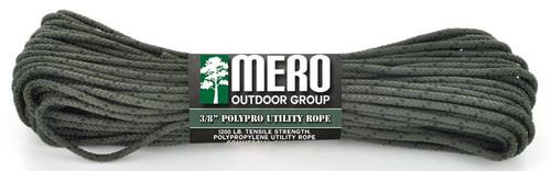 Mero 3/8 Inch Polypro Utility Rope 50 Feet Camouflage
