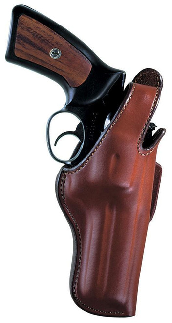 Bianchi 5BHL Thumbsnap OWB Holster Right Hand Ruger SP101, S&W 36, 37, 60, Taurus 85 3" Leather Tan