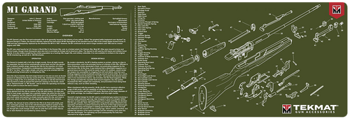 Tekmat M1 Garand Cleaning Mat Olive Drab 12x36 Inch