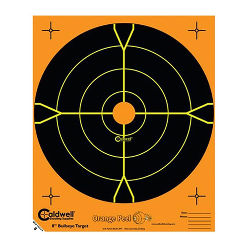 Caldwell Bullseye Target 8-Inch Orange/Black 5-Pack
