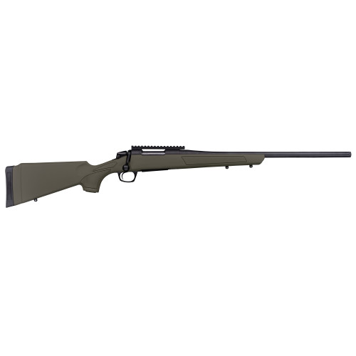 CVA Cascade Bolt Action Rifle 450 Bushmaster 22" Graphite Black Threaded Barrel Graphite Black Frame OD Green Field Stock