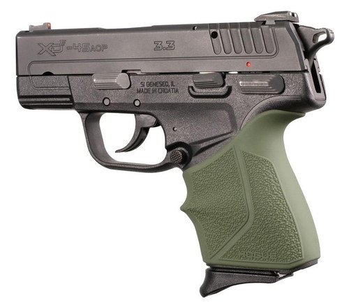 Hogue Handall Grip Springfield Armory XD-E 9mm/.45 ACP Olive Drab Green