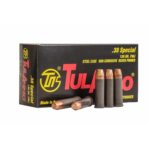 Tulammo 38 Special 130gr Full Metal Jacket Ammo 50/Box