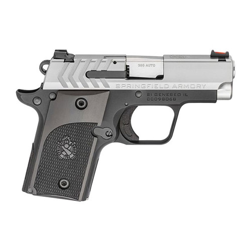 Springfield Armory 911 380 ACP Pistol 2.7" Barrel 6+1 Round Stainless Steel Slide Black Frame