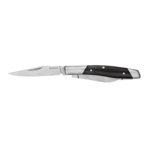 Kershaw Iredale Pocket Knife 2.6" Clip, Sheepfoot, and Pen Blade 7Cr17MoV Stainless Satin Blade Canvas Micarta Handle Black