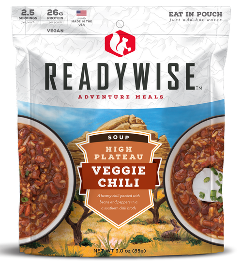 ReadyWise RW05001 Chili Mac with Beef 2.5 Servings Resealable Pouch 6 Per Case