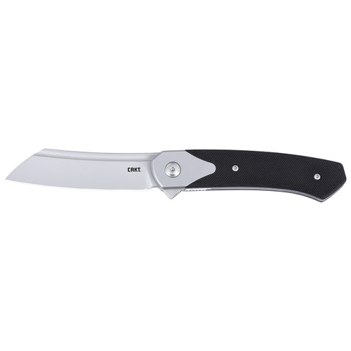 Columbia River Knife & Tool Viento Pocket Knife 3.23" Plain Edge Black