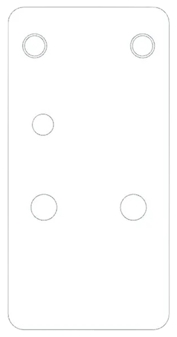 Beretta EUS03063 APX A1 Carry Optic Plate Black