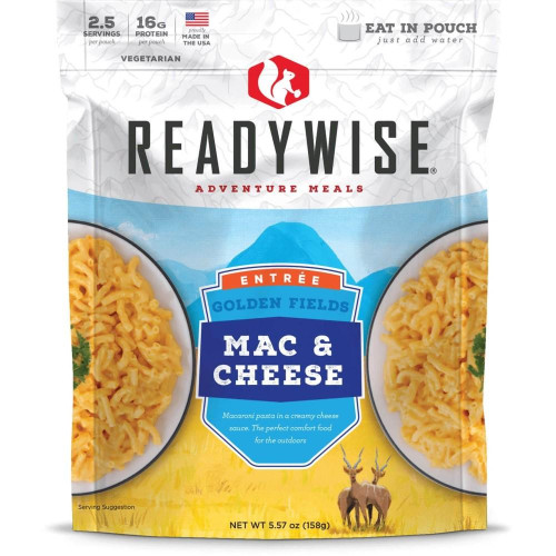 Readywise Golden Fields Mac & Cheese Freeze Dried Food 5.57 oz