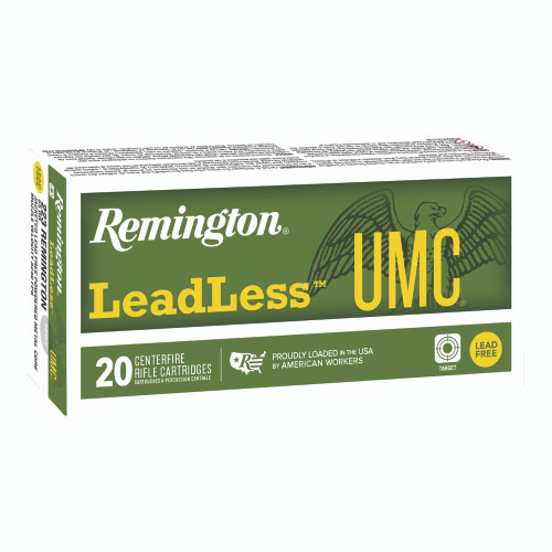 Remington UMC Leadless 9mm Luger Ammo 100 Grain Full Metal Jacket Lead Free Box of 50