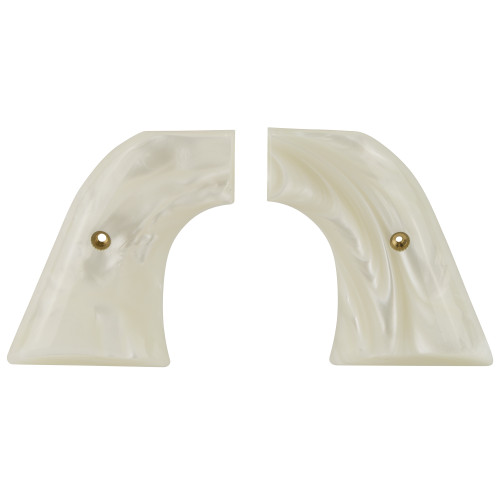 Hogue Cowboy Action Grips Ruger Blackhawk Vaquero Polymer White Pearlized
