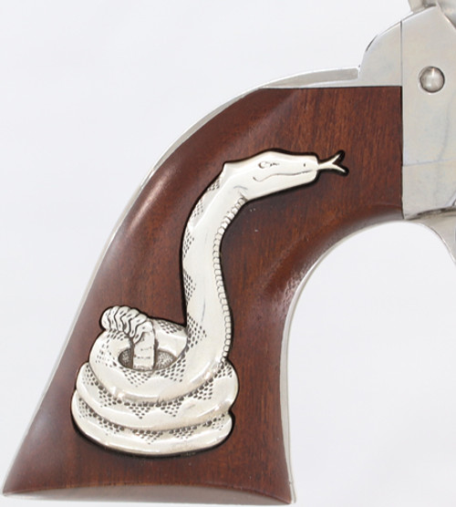 Cimarron Frontier 4.75" Silver .45 LC Revolver