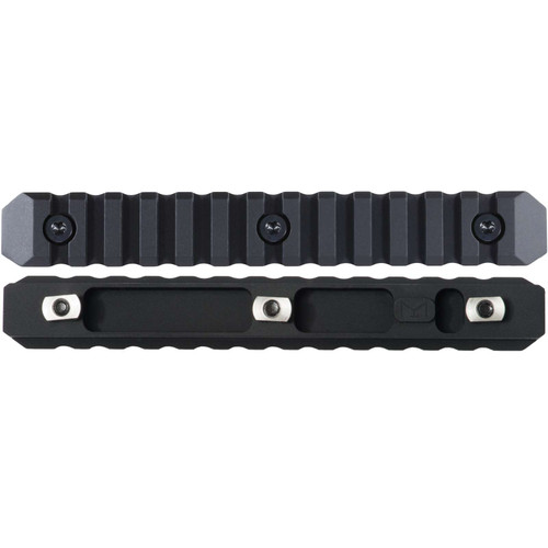 Seekins Precision M-Lok Picatinny Rail 13 Slot 6061-T6 Aluminum Black Hardcoat Anodized