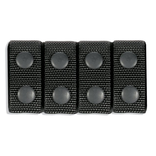 Blackhawk Traditional Cordura Belt Keeper Bibs Black Set of Four