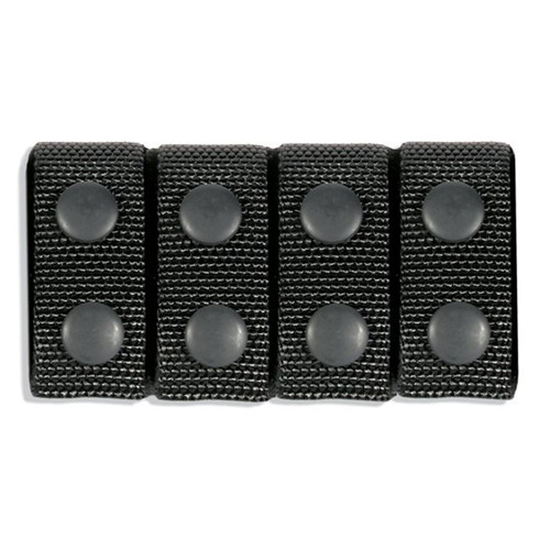 Blackhawk Traditional Cordura Belt Keeper Bibs Black Set of Four
