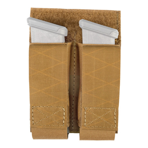 Grey Ghost Precision Double Pistol Magna Mag Pouch Coyote