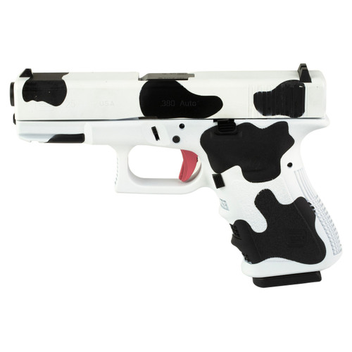 Glock 25 Gen3 .380 ACP Pistol 15+1 Round Cow Print Cerakote