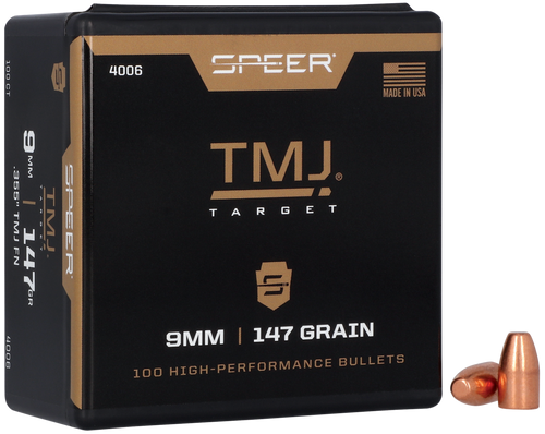 Speer Bullets 9mm .355" 147gr TMJ-FN 100/Box