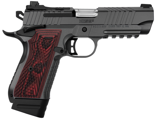 Kimber KDS9C 9mm Pistol 4.09" Barrel 15+1/18+1 Rounds Gray/Red/Black