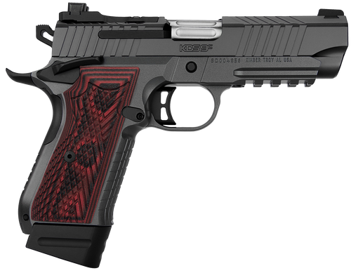 Kimber KDS9C 9mm Pistol 4.09" Barrel 15+1/18+1 Rounds Gray/Red/Black