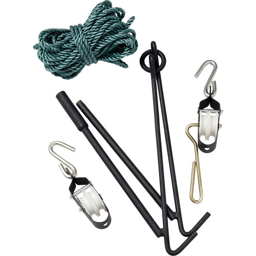 Lem Products Collapsible Gambrel with Rope Hoist