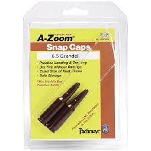 A-ZOOM Action Proving Dummy Round, Snap Cap 6.5 Grendel  Aluminum 2PK