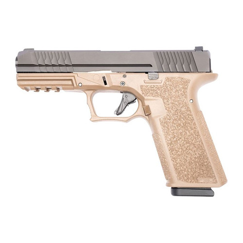 Polymer80 PFS9 9mm Luger Pistol  Flat Dark Earth Frame Black Slide