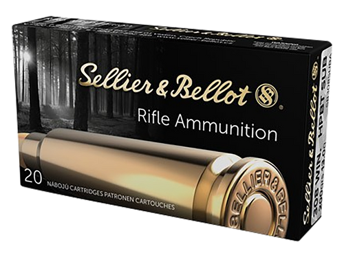 Sellier & Bellot 308 Winchester Ammo 200 Grain Sierra MatchKing Jacketed Hollow Point Box of 20