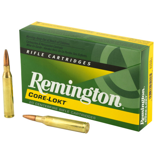 Remington Core-Lokt 25-06 Remington Ammo 120 Grain Jacketed Soft Point Box of 20