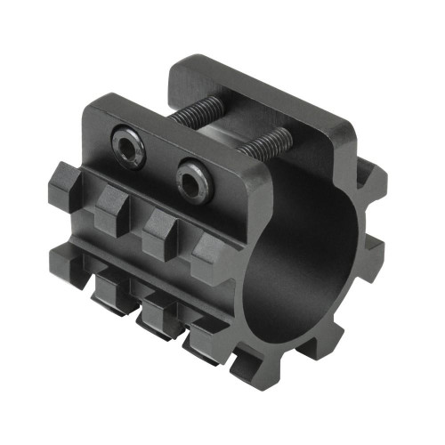 NcStar Shotgun Magazine Tube Rail Mount, 1" Diameter, Black