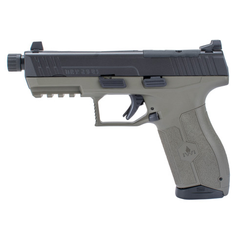 IWI Masada OR 9mm Luger Pistol 4.6" Threaded Barrel 17+1 Round Olive Drab