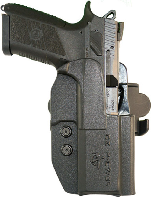 Comp-Tac International OWB Holster for CZ PO7/PO9 Black Right Hand